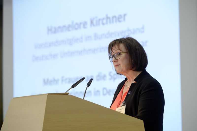 Hannelore Kirchner spricht über Unternehmerinnen in Deutschland